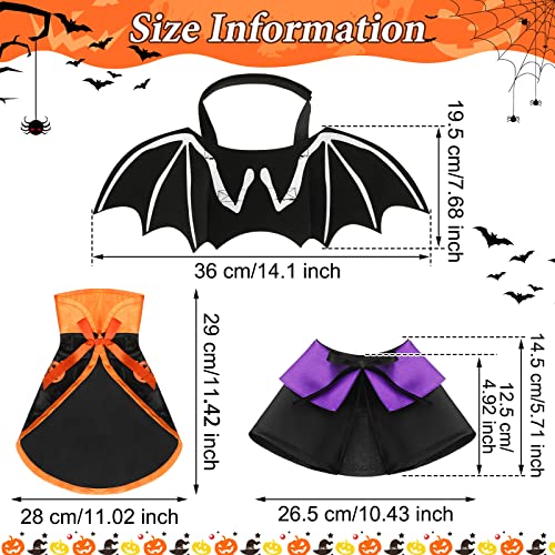 Disfraz Halloween para mascotas pequeño conjunto 5 piezas miniatura 3