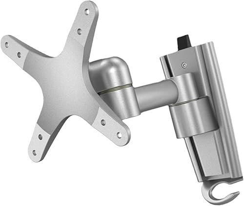 Foldable Aluminum Alloy Wall Mount 18kg Load Capacity for 13-32 Inch Screens Space Saving Design Aluminum Televisions Mount