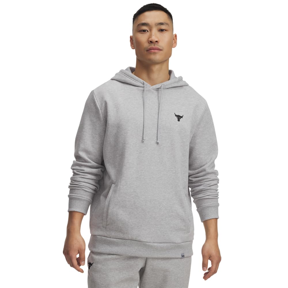 Under Armour mens Project Rock Rival Fleece Hoodie