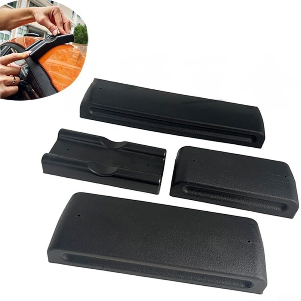 Juego de 4 almohadillas de lijado de poliuretano ajustables con eje suave para carrocería de automóvil, cóncavo convexo para pulido de superficies, herramientas manuales para masilla de coche y papel