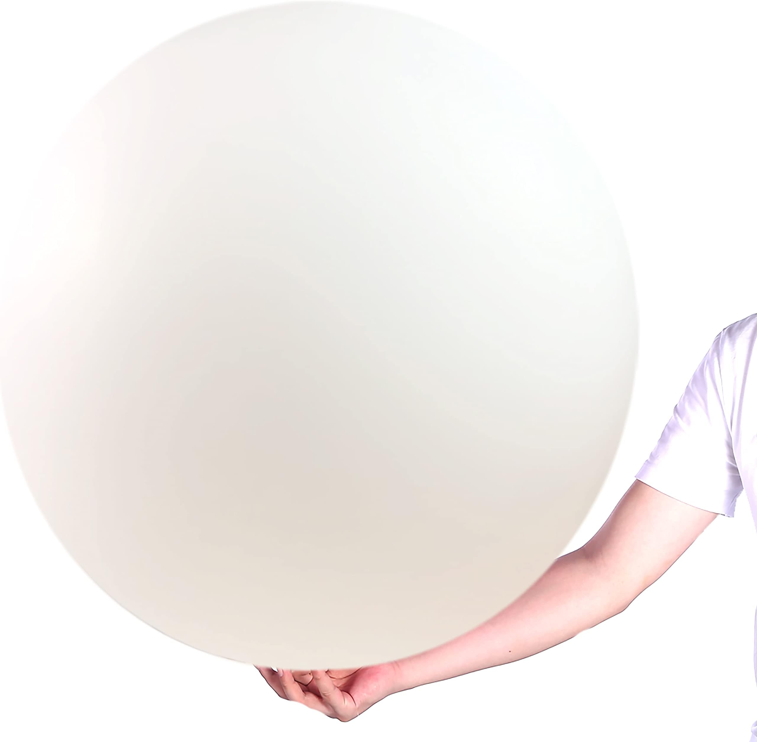 Large White Balloons 36 Inches 4 Pack Giant Jumbo Big Thicken Round White Balloon for Wedding Party Decorations