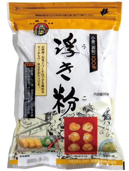 Amazon | 小麦(澱粉) 100％浮き粉 250g×15袋 | 前原製粉