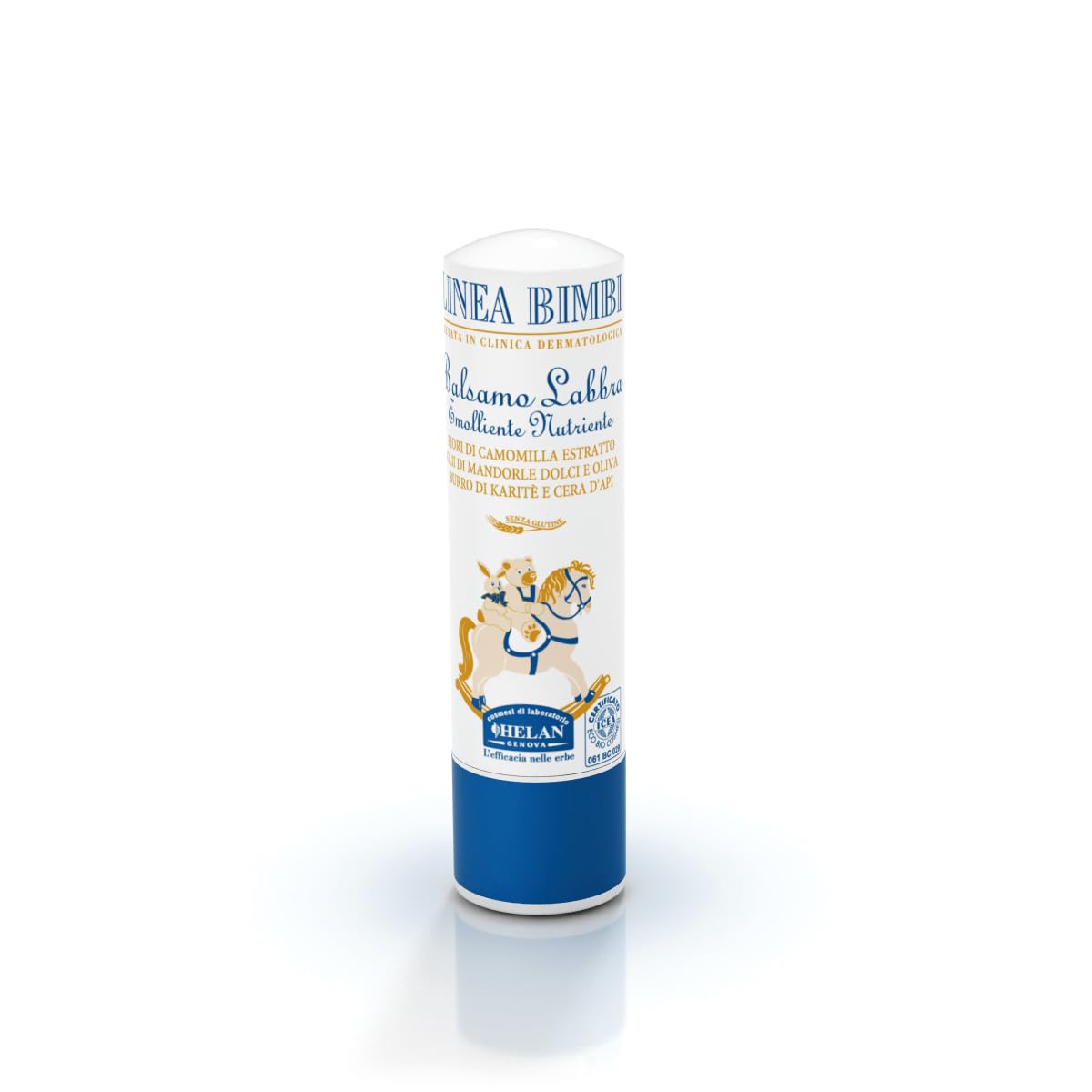Helan, Prime Coccole, Confezione Regalo Nascita, Linea Bimbi - Amido di Riso, Bagno Olio Addolcente, Bagno Totale, Balsamo Labbra, Crema e Olio Emolliente, Pan di Mais, Pasta Lenitiva e Talco Liquido