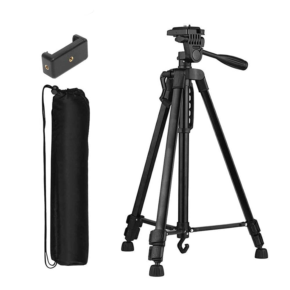 tpz 3366 Height Adjustable Aluminum Alloy Tripod Compatible with All Smart Phones, Camera, Go Pro Maximum Operating Height 4.5 ft Maximum Load Capacity up to 5kg (Black) (B0BR8B93W5) Amazon Price History, Amazon Price Tracker