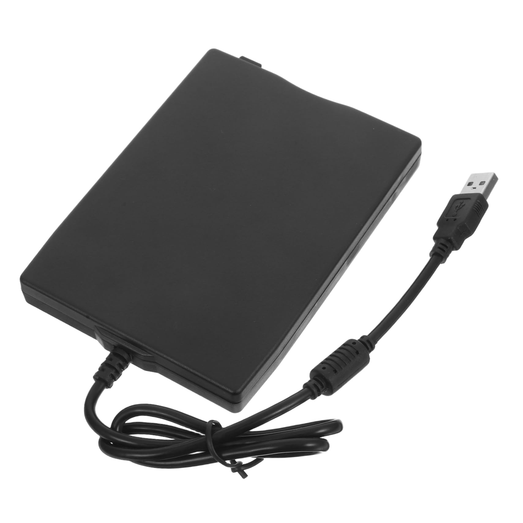 VILLCASE Lecteur de Disquettes Externe USB Noir en Abs, Portable et Plug and Play, Compatible PC et Ordinateur Portable pour Lire et Transférer Données de Disquettes 3,5 Pouces
