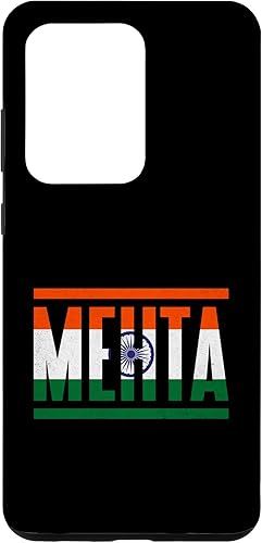Galaxy S20 Ultra Mehta Surname Family Pride India Flag Case
