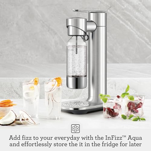 Breville InFizz Aqua Sparkling Water Maker, Brushed Stainless Steel - image 2