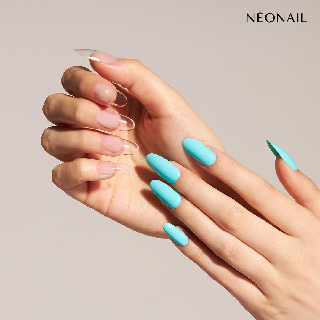 NEONAIL Flexible Nail Tips 01 Clear Oval, Press On Nails, Glue On Nails, Nail Tips, Tips for gel nails, Fake Nails - Image 2