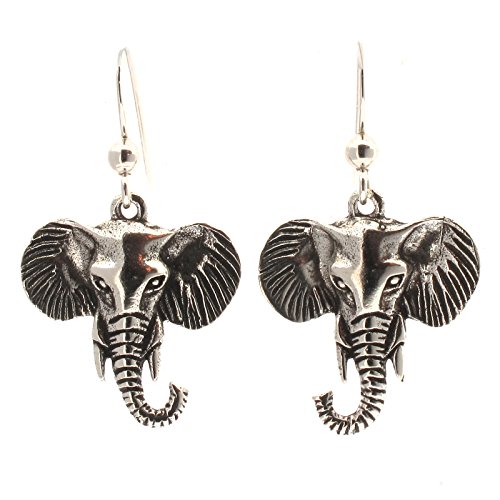 Preisvergleich Produktbild Touch Jewellery Sterling Silber 925 Ohrhänger Elefanten Elefantenkopf - Ohrringe