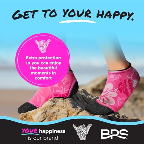 Image of BPS 'Aqua Series' 3mm Neoprene Water Socks for Sand, Beach, Soccer, Volleyball, Wetsuit Booties