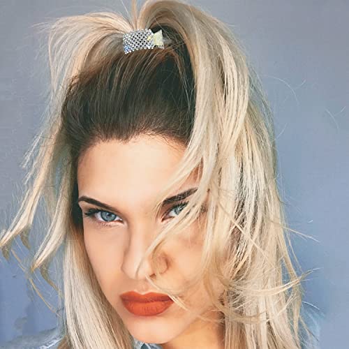 Doromy 3Packs High Ponytail Hair Clips Rhinestone Hair Barrettes Pearl Spring Clip Ponytail Holder Metal Rhinestone Hair Claw Clip Medium Hair Cuff Clips For Women Thick Thin Hair Accessories Birthday Christmas Gifts #TOP5