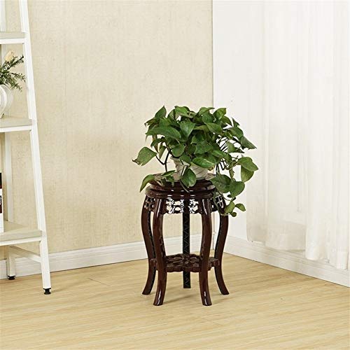 Preisvergleich Produktbild MSF Blumenständer Blumenständer, kleines Mini Art Blumenregal, stilvolles Blumenregal mit kreativer Persönlichkeit, bodenstehend (Color : Mahogany, Size : 45 cm)