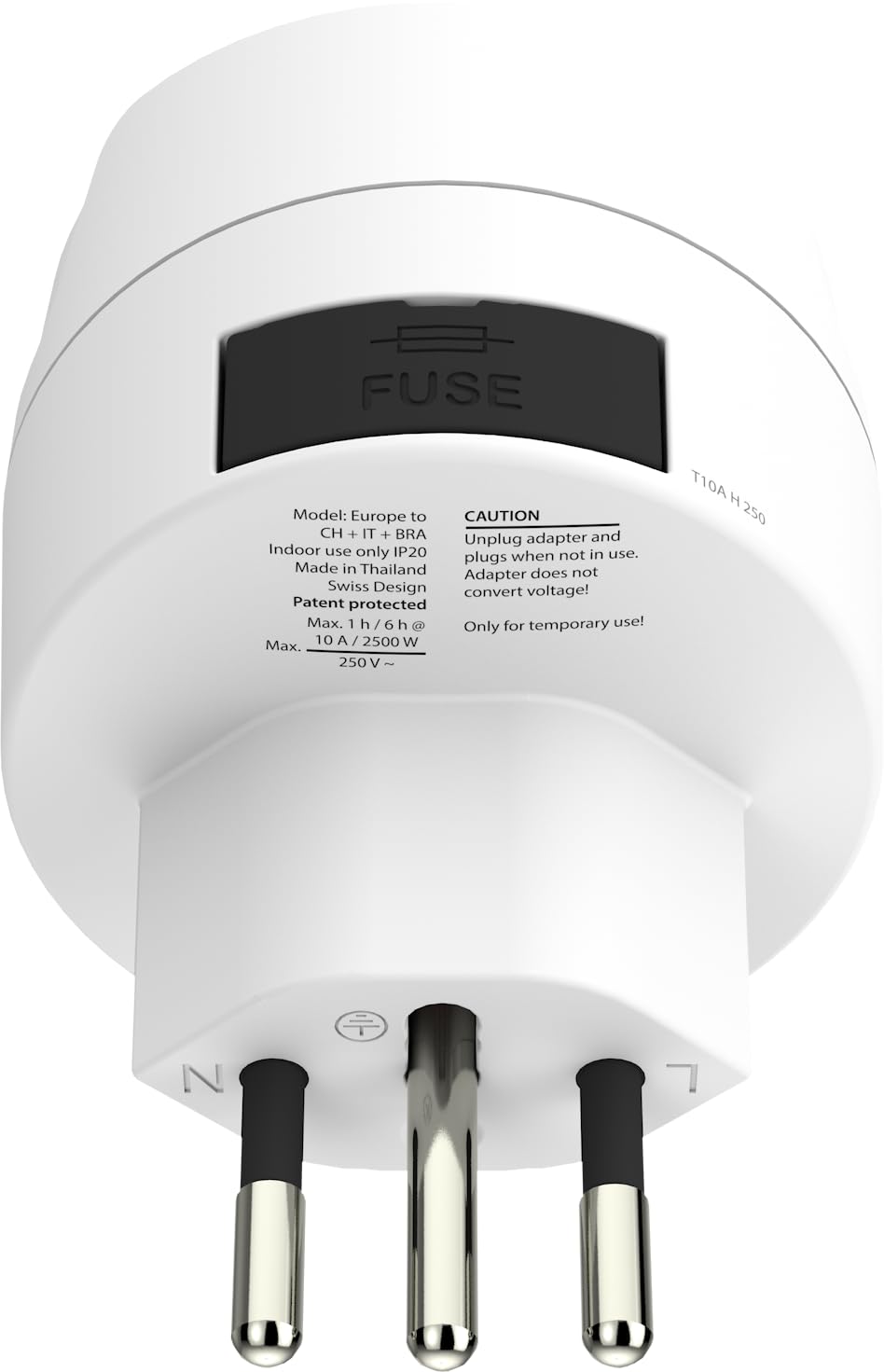 SKROSS Adapter podróżny Europa Szwajcaria Włochy Brazylia + 12 innych krajów