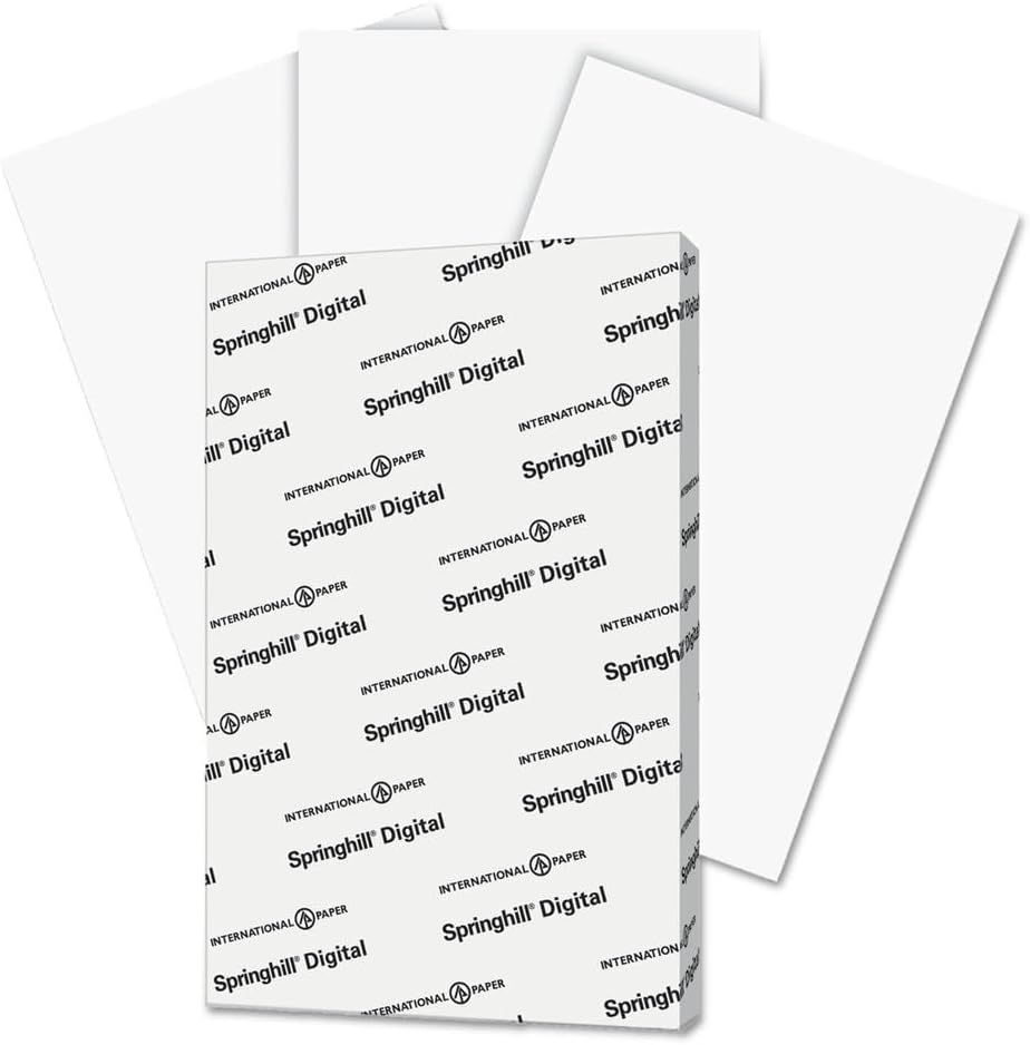 Springhill Digital Index White Card Stock, 110 lb, 11 x 17, 250 Sheets/Pack
