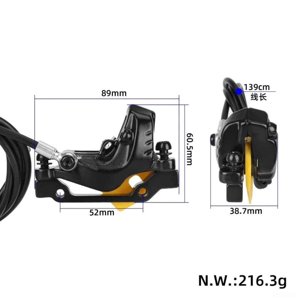 Kit Freno Hidráulico Scooter Adulto Línea 2200mm ABS