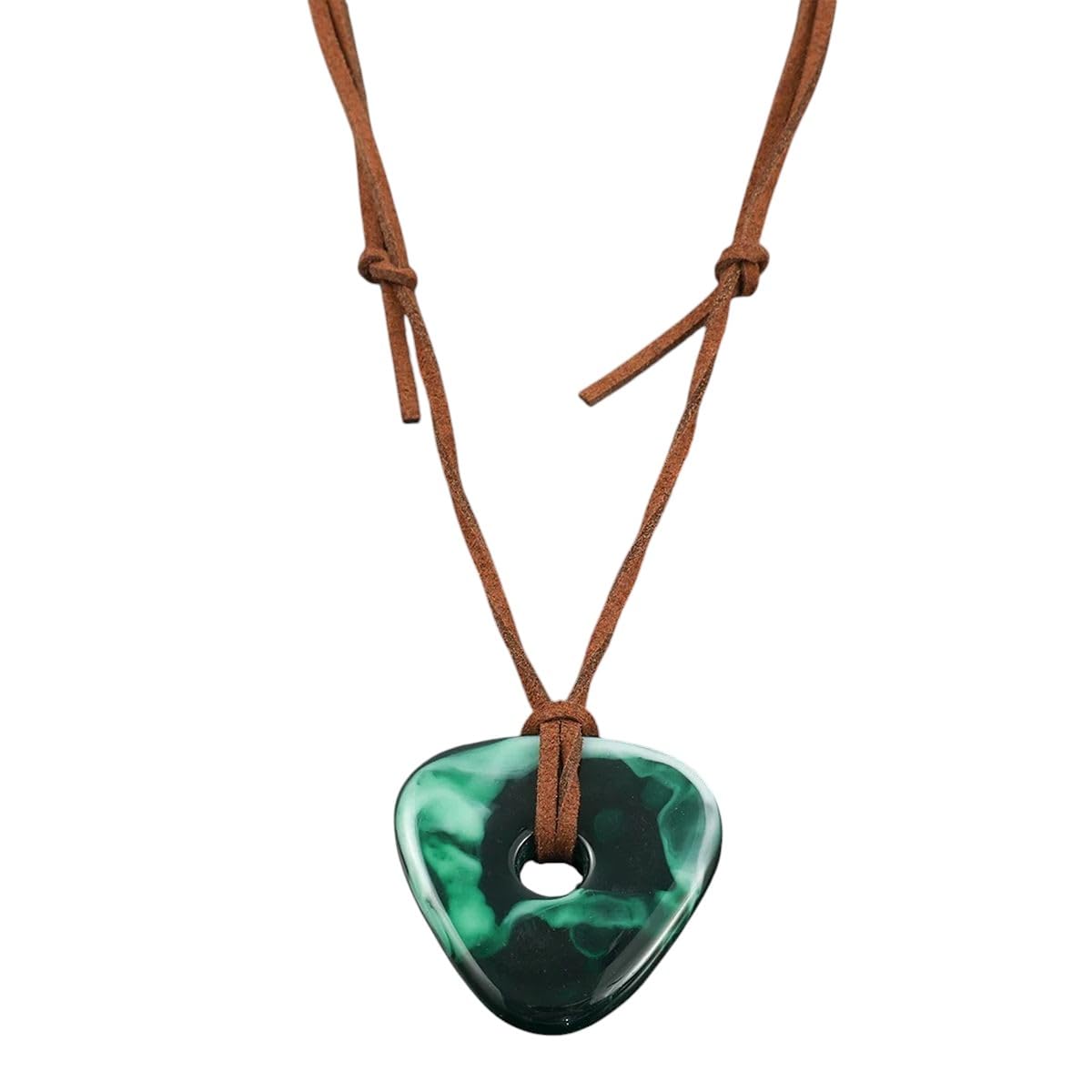 New 2025 Coraline&The Secret Door Necklace Charm Jewelry Coraline Green Pendant Necklace Handmade Rope Chain Halloween Accessories Decoration Jewelry Commemorative Accessories Trendy Best For Gift