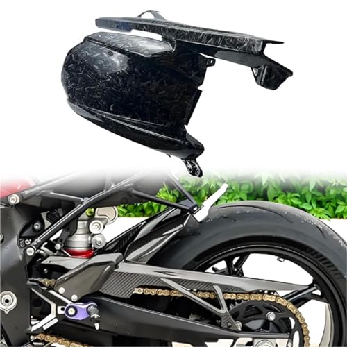 Garde-Boue Arrière BMW S1000RR M1000RR 2019-2023 Noir Brillant avec Cache-Chaîne Moto