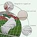 HERCHR Soccer Net, Football Soccer Net Sports Replacement Soccer Goals Post Net Full Size Football Goal Post Netting Children Pop Up Soccer Goal Net Replacement Soccer Net for Training(8X6FT)