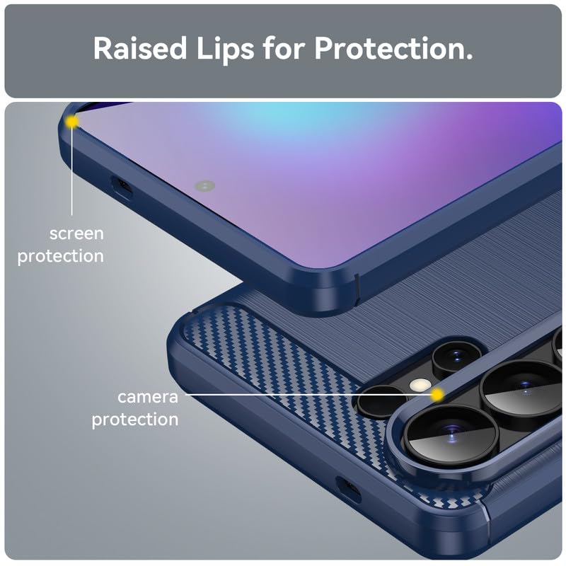 Image of Basic Case for Samsung Galaxy S26 Ultra (Carbon Fibre Blue)
