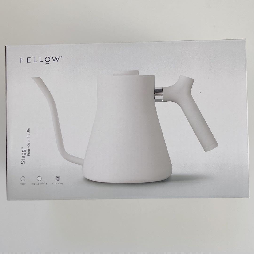 Fellow Stagg Pour Over kettle 1L マットホワイト FELLOW Stagg Pour Over Kettle WHITE | COFFEE LAB KOMAMEYA