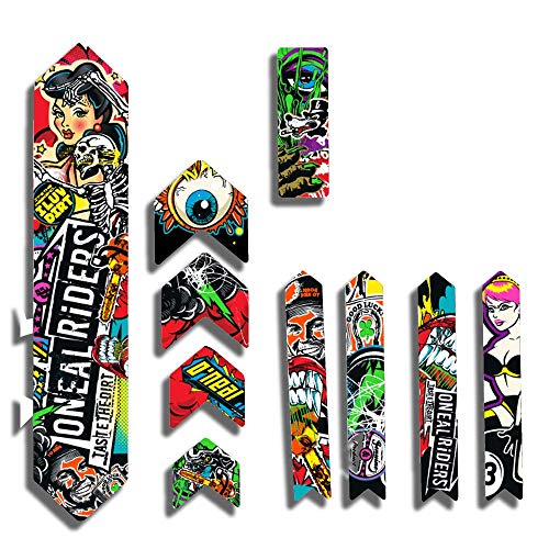 MTB Rahmenschutz Crank | Fahrrad Rahmenschutz mit speziellem Diamantprofil| Frameguard| Geeignet für Mountainbike, Trekking, E-Bike, BMX Rad