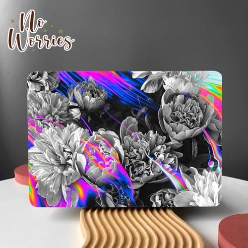 Image of NoWorries 14inch /15.6inch Laptop Skin ''Customizable'' Easy to Apply Gray Back Skin for All Laptops (Theme - Graffiti) (Scratch & Dustproop) Gray Back Material Bubble Free Laptop Skins