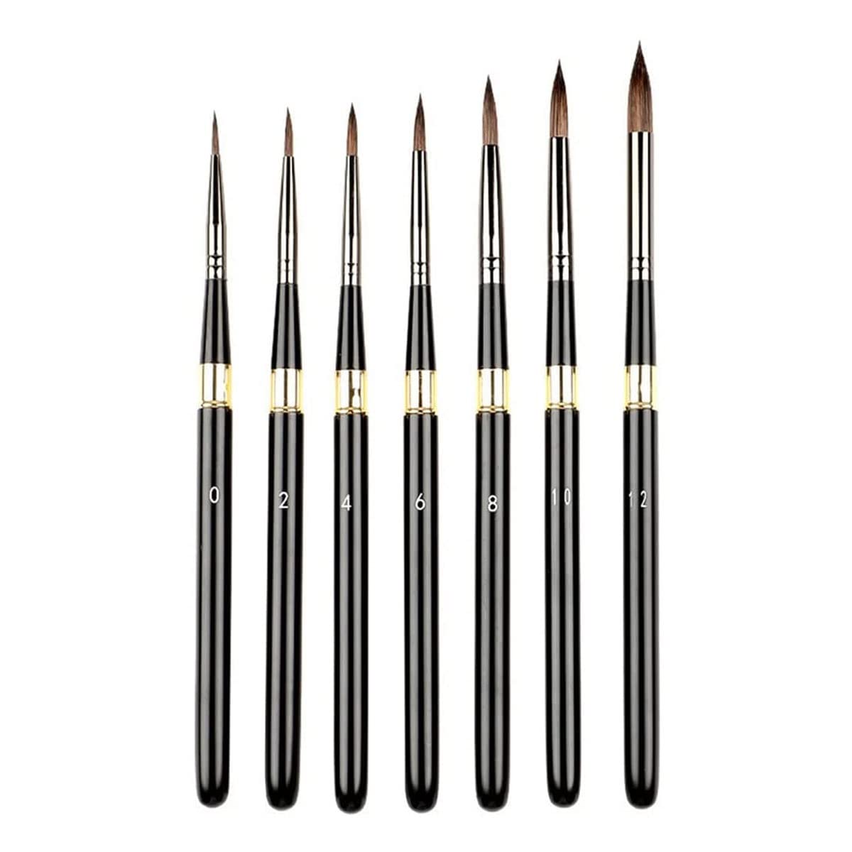 Sjdopulse 7Pcs/Set Detachable Watercolor Paint Brushes Detail Line Brush For Watercolor Inking Gouache Acrylic Painting Art Brush Set Paintbrush Sets