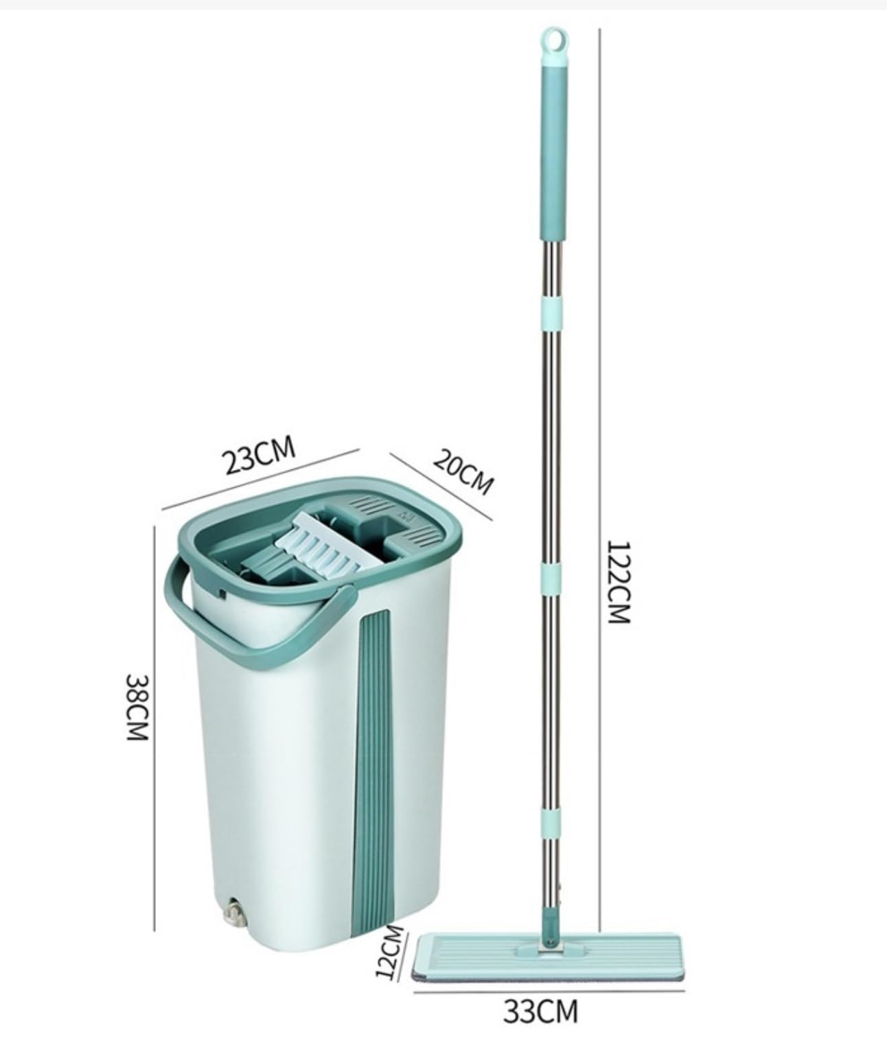 Fregona Mopa Sistema De Limpieza De Pisos para El Hogar con Fregona con Mango De Aluminio para Baldosas Laminadas De Madera Dura Mopas De Limpieza Suelos