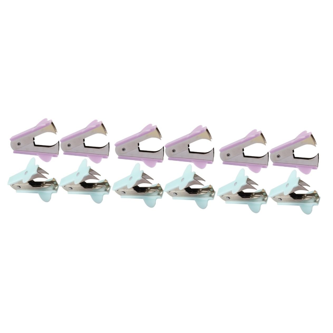 SHINEOFI 3sets Practical Staple Puller Office Staple Remover Made of First-Class Materials Staple Remover Tool 4pcs*3