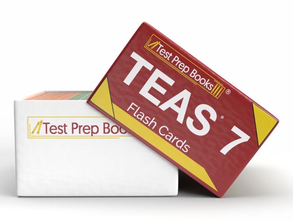 ATI TEAS 7 Study Cards: TEAS Prep 2026-2027 with Practice Test Questions for the Test of Essential Academic Skills [Updated for the 7th Edition]