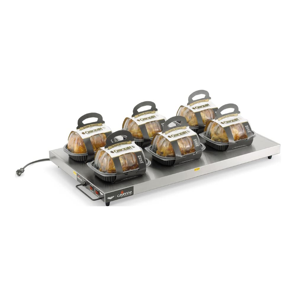 Vollrath 7277048 Cayenne 48" Heated Shelf Food Warmer, Left Aligned, 120v