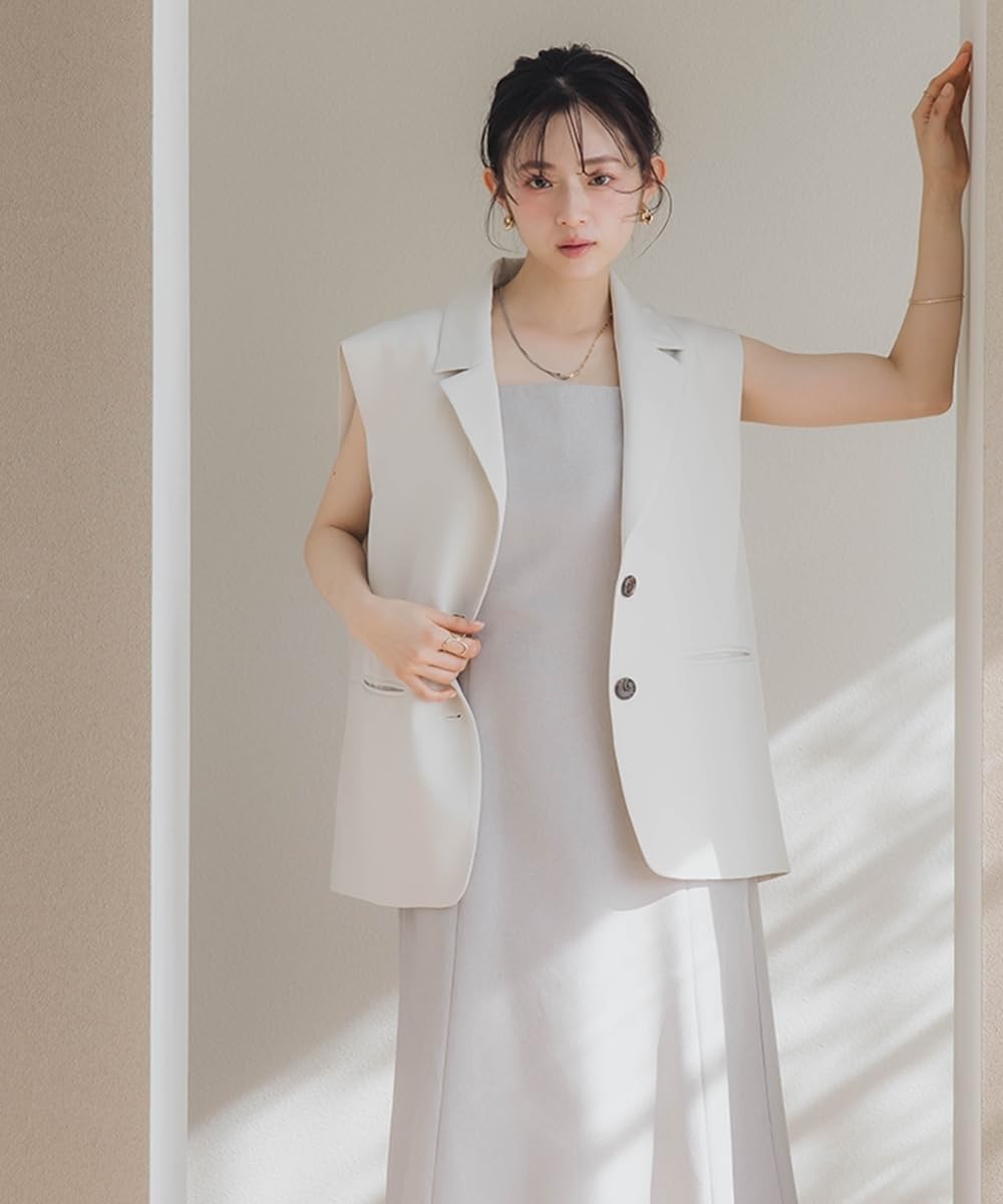 [ニッセン] ベスト レディース 小さいサイズ コクーンジレ 低身長さん・小柄女性