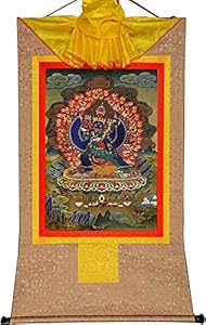 QWFVHJ Tibetische Thangka Vajrabhairava Rollmalerei
