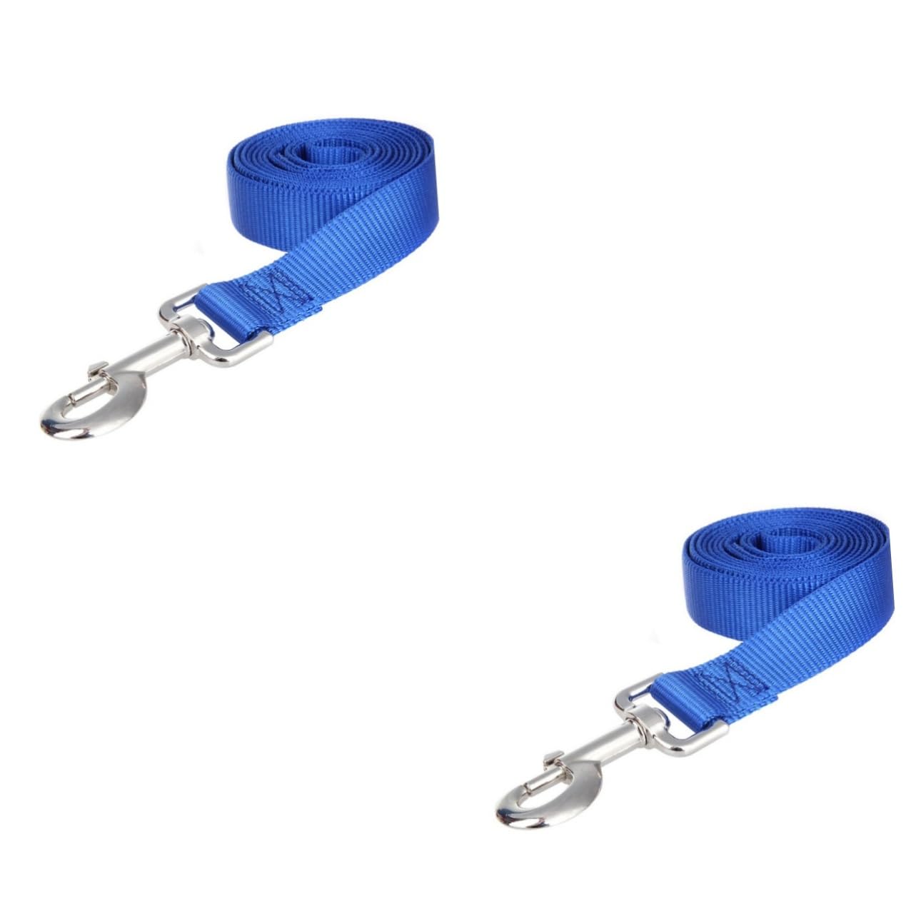 Toddmomy 2pièces Laisse Longue pour Chien De Mètres Collier Entraînement Bleu pour Dressage Discipline Animaux De Compagnie