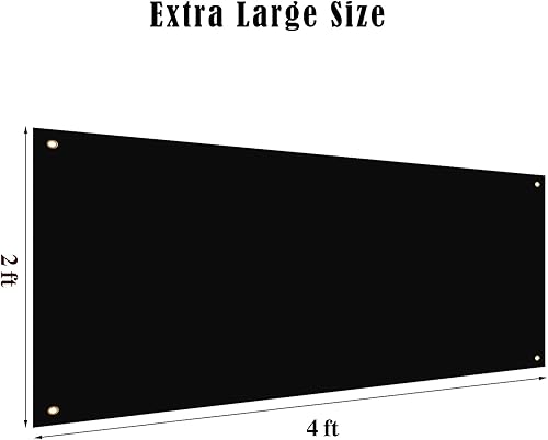 Miniatura 2 de Cartel grande de 2 pancartas grandes de tela Oxford de poliéster con cuerda para pared interior y exterior, letrero fácil de colgar, letrero de