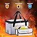 IANDAIROK 3PCS Lipo Battery Safe Bag Fireproof Charging Bag for RC Lipo Battery Pack Storage Charging Transport, Home Office Travel Lipo Safe Storage Pouch