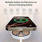[Apple MFi Certified] Long Magnetic Wireless Charger for iPhone 17 16e, 10FT 2Pack Fast Charger for Apple MagSafe Charger, Wireless Mag-Safe Charging Pad for iPhone 17/17 Air/16 Pro Max/15/14/13/12 - Image 5