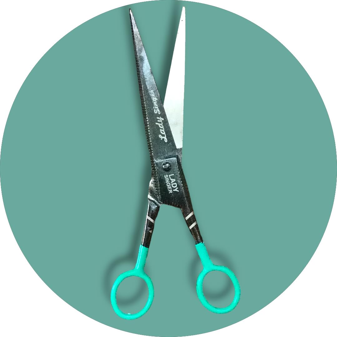 Professional Hair Cutting Scissors/Shears, 7 Inch, Titanium Coated Sharp Blades, Stainless Steel Alloy, Assorted Colours-picture-15