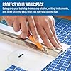 U.S. Art Supply 9" x 12" Self-Healing Cutting Mat 5-Ply (2 Pack) - Double-Sided Pink/Blue Craft Mat, Non-Slip Cutting Mats for Crafts, Sewing, Quilting, Scrapbooking #5