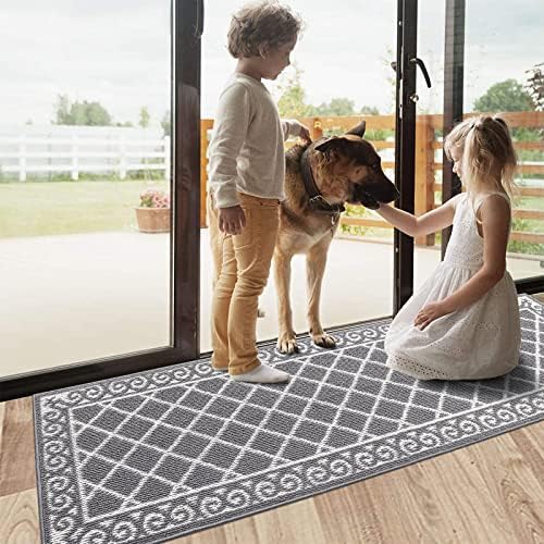 SHACOS Carpet Runner for Hallway, 60 x 180 cm Non Slip Runner Rug Anti Fatigue Carpet Runner Rug Washable Absorbent Runner Area Rugs for Hallway Entryway Kitchen Laundry Room