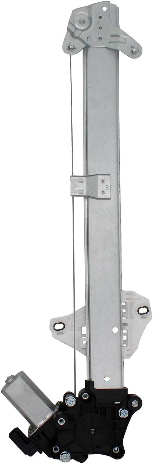 APDTY 157999 Power Window Motor Regulator Assembly Compatible with 2018-2021 Honda Accord; Front Right (Replaces 72210TVAA01, 72210-TVA-A01)