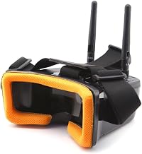 Mini FPV Goggles with Dual 5.8G 40 Channel Antennas and Video Console with 3 Inch LCD Screen Monitor and Camera