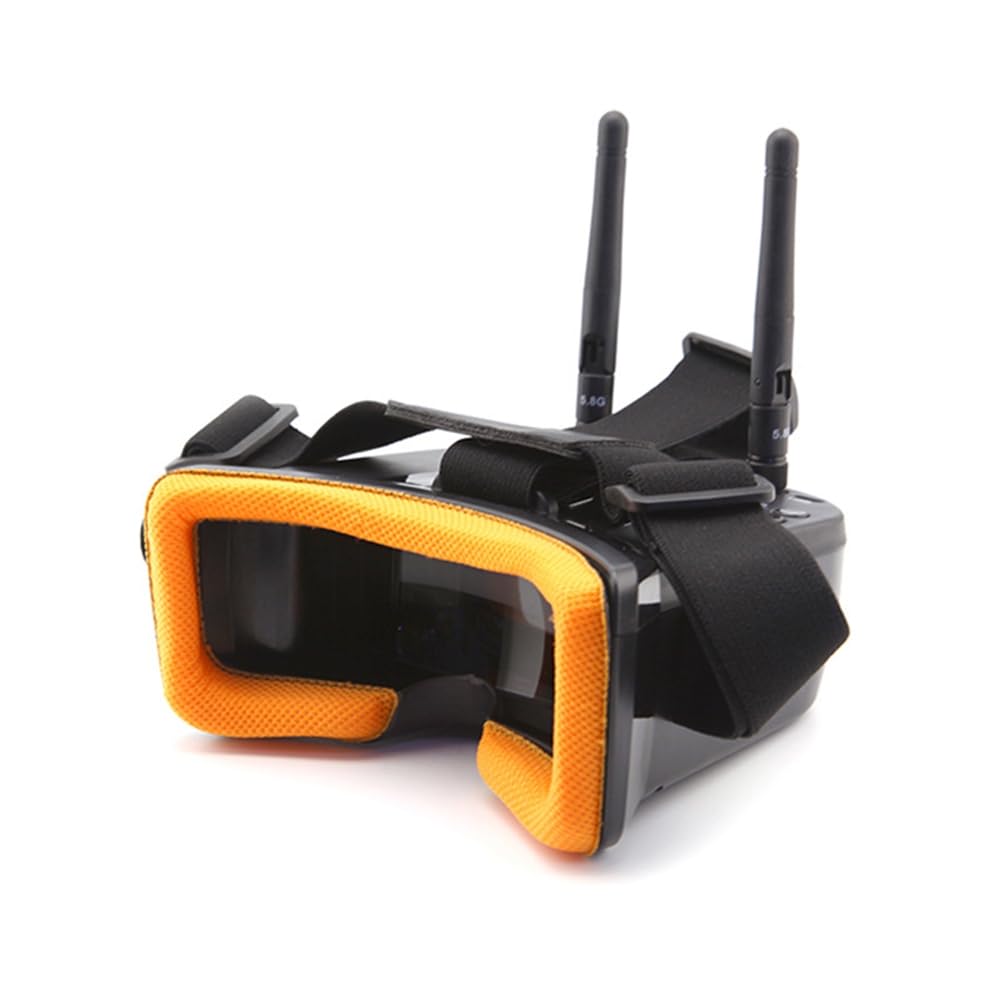 Mini Gafas FPV con Antenas Duales de 5,8 G y 40 Canales y Videoconsola con Monitor de Pantalla LCD de 3 Pulgadas y Cámara