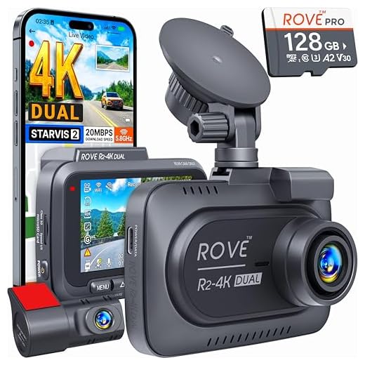 ROVE R2-4K Dual Dash Cam System