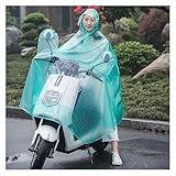 Facile à utiliser et à entretenir : l'imperméable peut être plié et rangé, une fois qu'il pleut, il peut être déplié et drapé sur votre corps et votre vélo électrique en 1 minute ; il peut être lavé, léger, facile à transporter et à ranger, réutilisé et durable