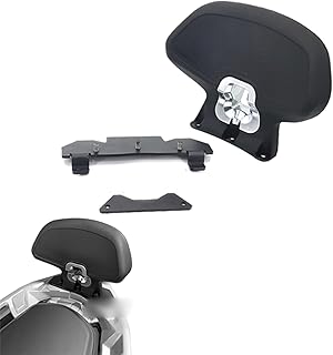 Cojín De Respaldo para Asiento Trasero Motocicleta, Accesorios para C400GT C400X C 400 X/GT, Color Negro