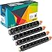 Do it Wiser Compatible Toner Cartridge Replacement for GPR-36 Canon C2020 C2225i C2030 C2220 C2225 C2230 (4 Pack)