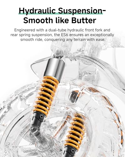 Image of ECOROAD ES6 Electric Scooter Adults, 1000W Peak Motor Up to 31 MPH