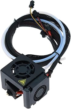 Ender 5 Plus Hot End Cooling Fan Kit Ender 5 Plus Hotend Fan Ender 5 Hotend Assembled Kit Full Assembled Extruder Aluminum Heat Block, 0.4mm -24V