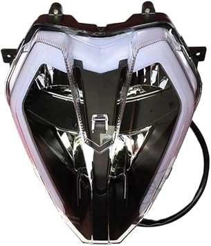 Motorcycle Front Headlight Assembly Compatible With RKF125 RKF 125